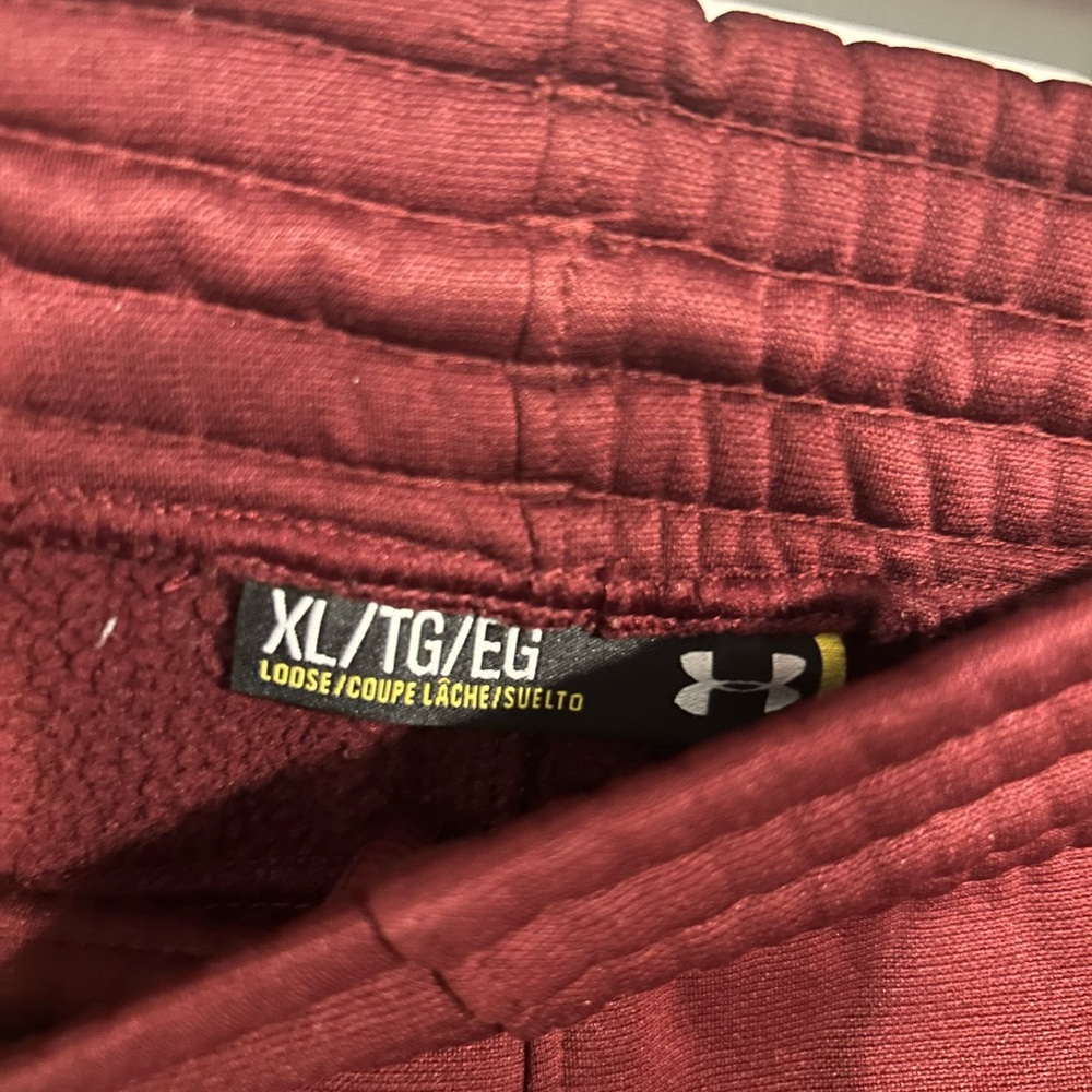 Under Armour Burgundy Joggers - Picture 3 of 4